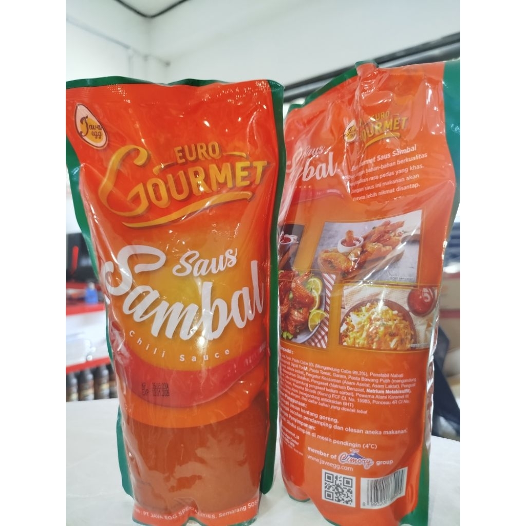 

Euro Gourmet Saus Sambal 1000 gram Saos