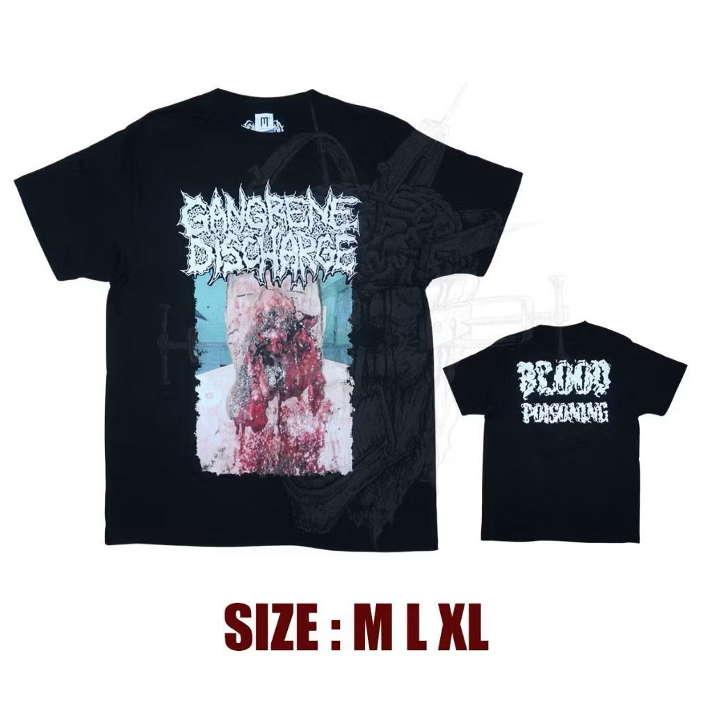 GANGRENE DISCHARGE Blood poisoning - TSHIRT ORIGINAL released By hellsdread prod