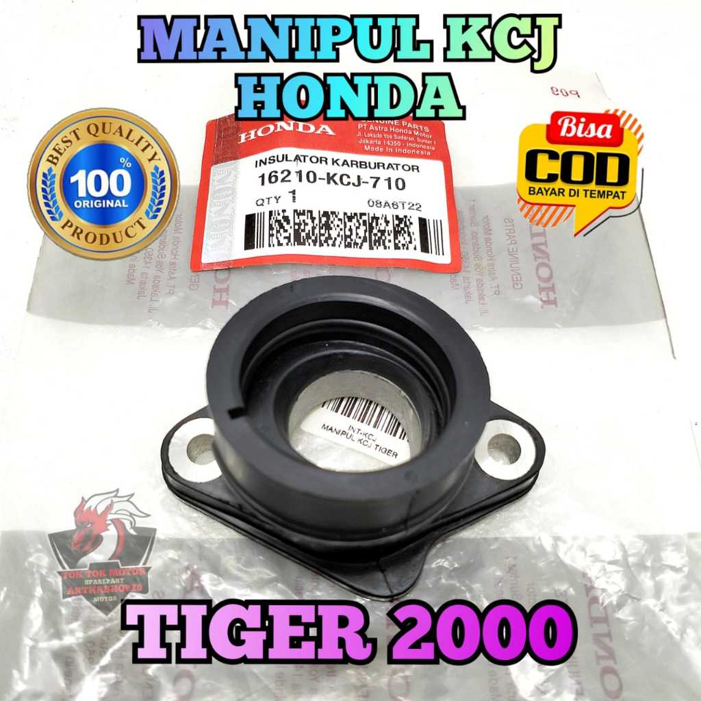Intake Manipol KCJ Asli Original Motor Honda Tiger 2000 Intak intek Manipul Manifol Manifold ori AHM