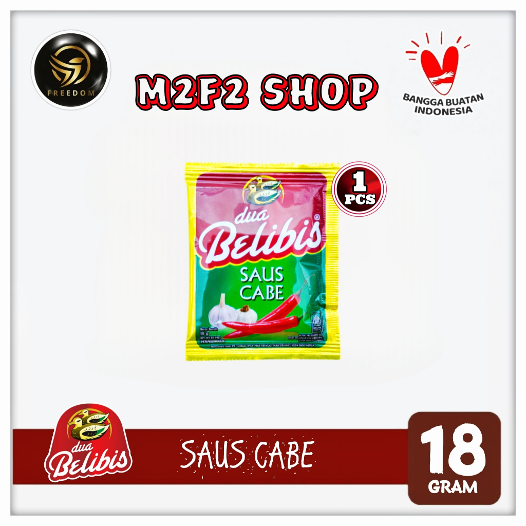 

Dua Belibis Saus Cabe Sambal Sachet - 18 gr (Kemasan Satuan)