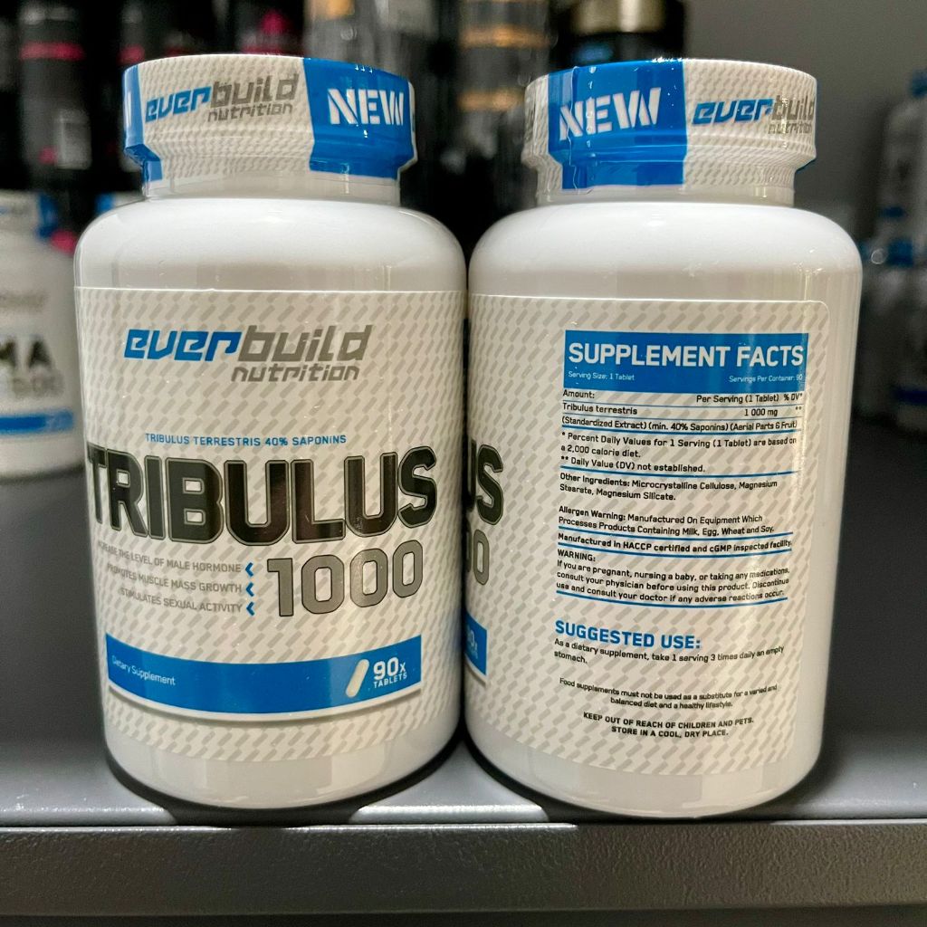 EVERBUILD TRIBULUS TERRESTRIS 1000 MG 90 TABLET EVER BUILD TRIBULUS 1000MG 90TABS