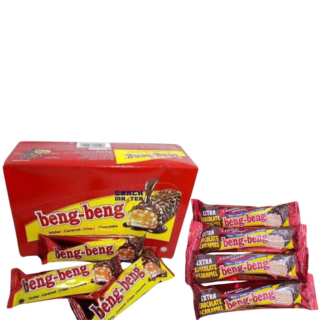 

Beng-beng coklat isi 17pcs x 25gram per picis