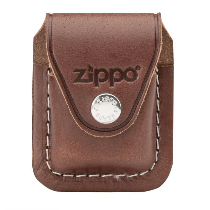Zippo LPCB Brown Leather Pouch with Belt Clip