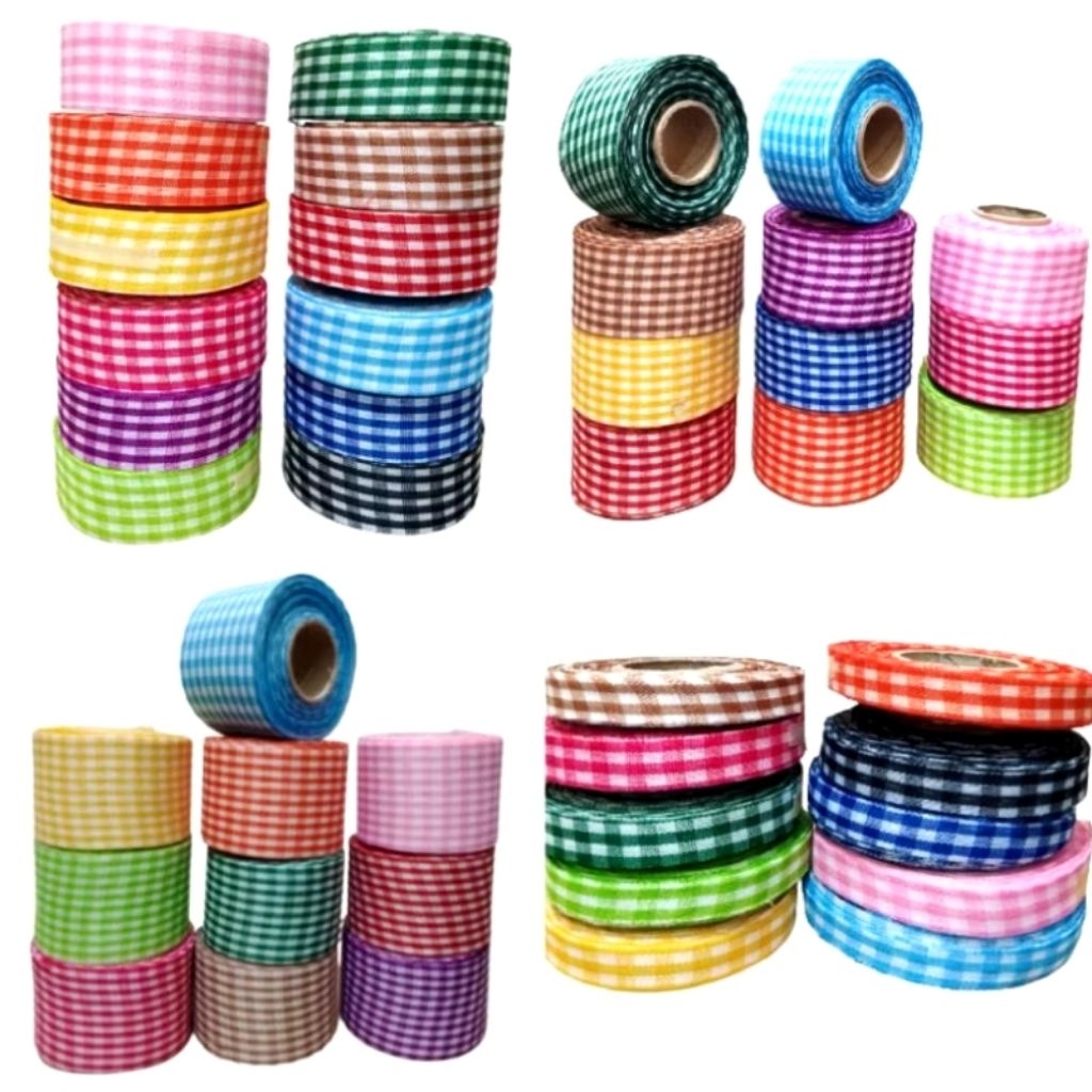 

pita kotak kotak 1 inchi (2,5 cm)