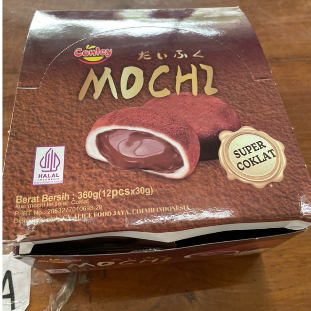 

MOCHI DOUBLE CHOCO 12/ MOCHI COKELAT / MOCHI CONLEY