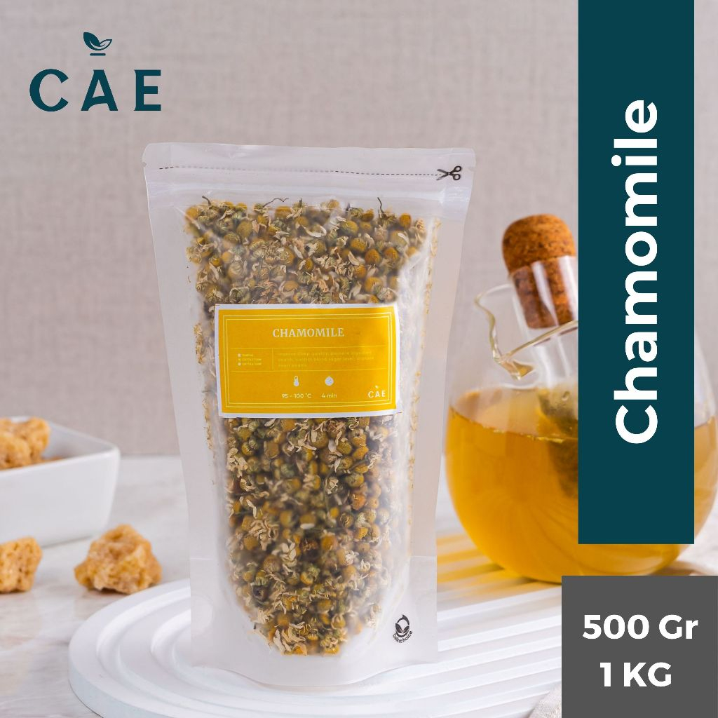 

Chamomile Flower Tea Teh Bunga Flower Tisane Premium 500 Gr - 1 KG