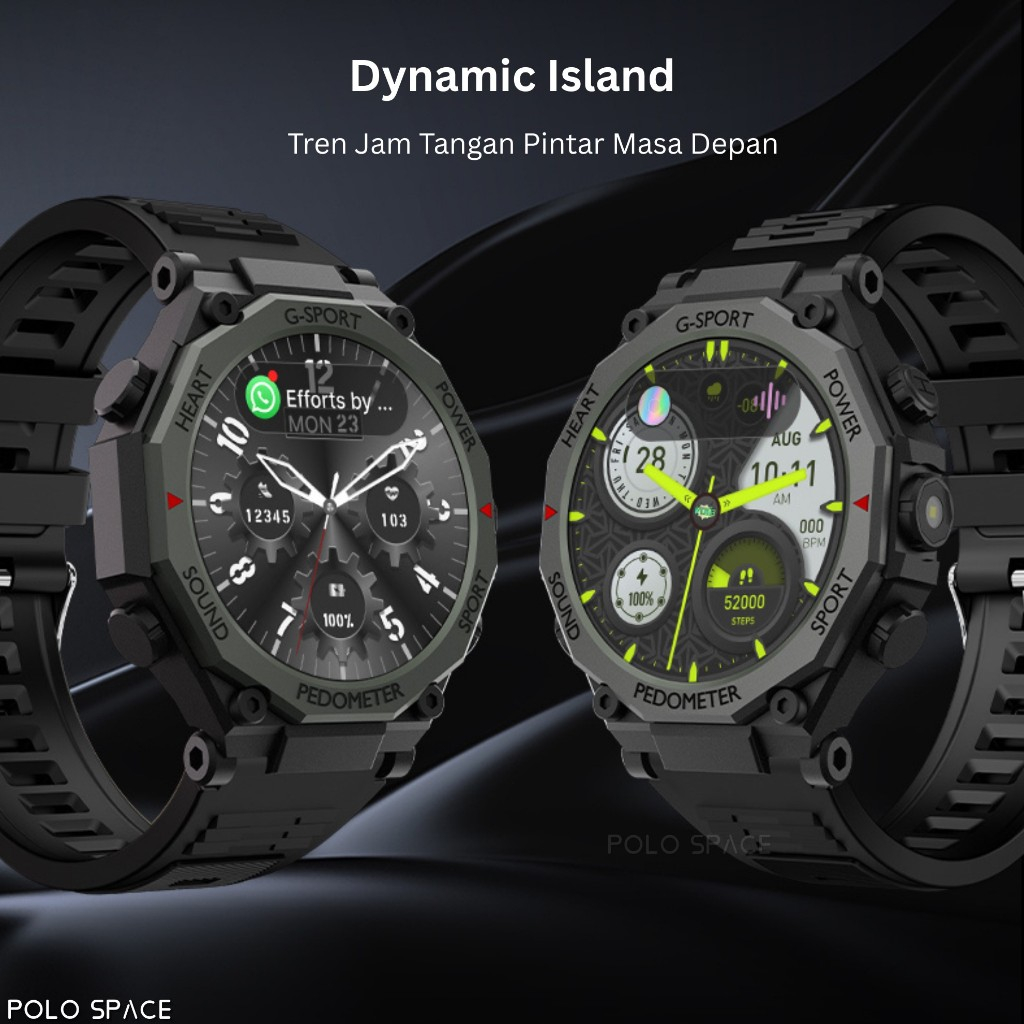 KUALITAS SUPER PulsarFit smartwatch jam tangan pintar asli GT6pro/ lari running sport/jam tangan