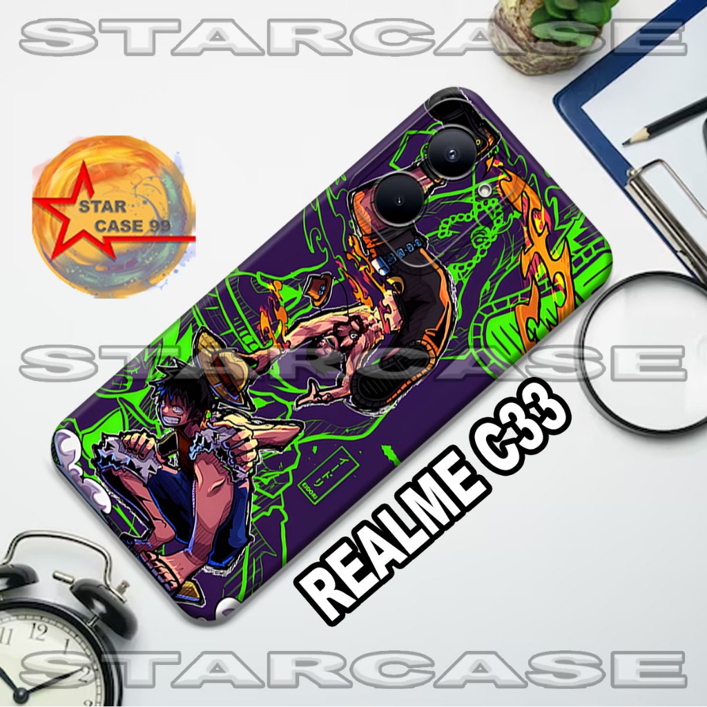 Softcase realme c33 /S6/Motif anime /case realme c33/casing/silicon/silikon