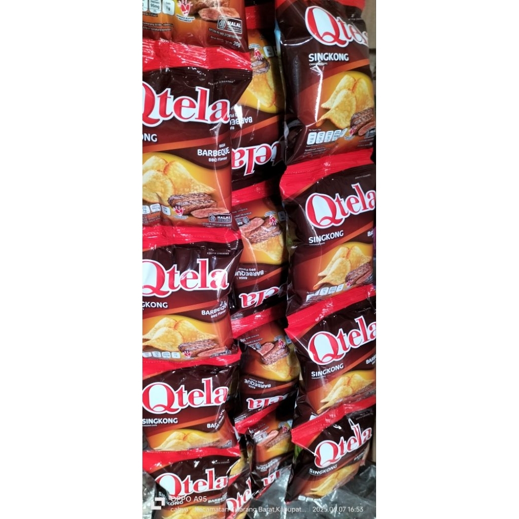 

Ciki Qtela 1 renceng isi 10 bungkus