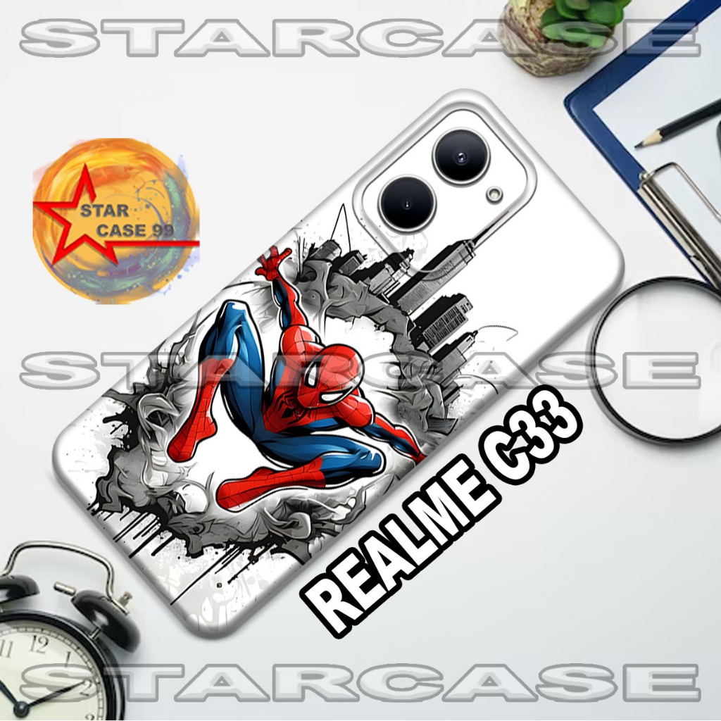 Softcase realme c33 /S16/Motif cowok/case realme c33/casing/silicon/silikon