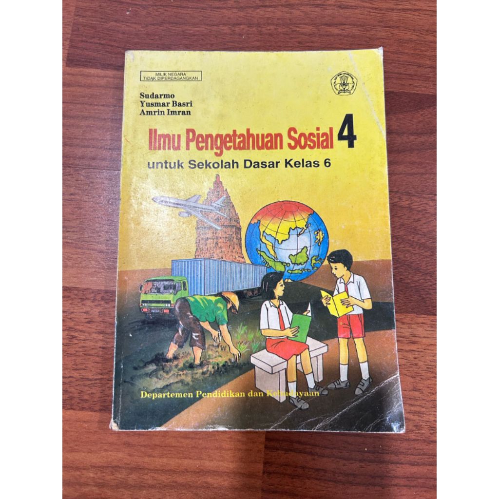 Buku Ilmu Pengetahuan Sosial Jilid 4 thn 1996
