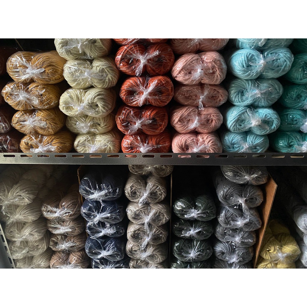 Tali Macrame 2mm kemasan Pack 1kg isi 10pcs - benang rajut