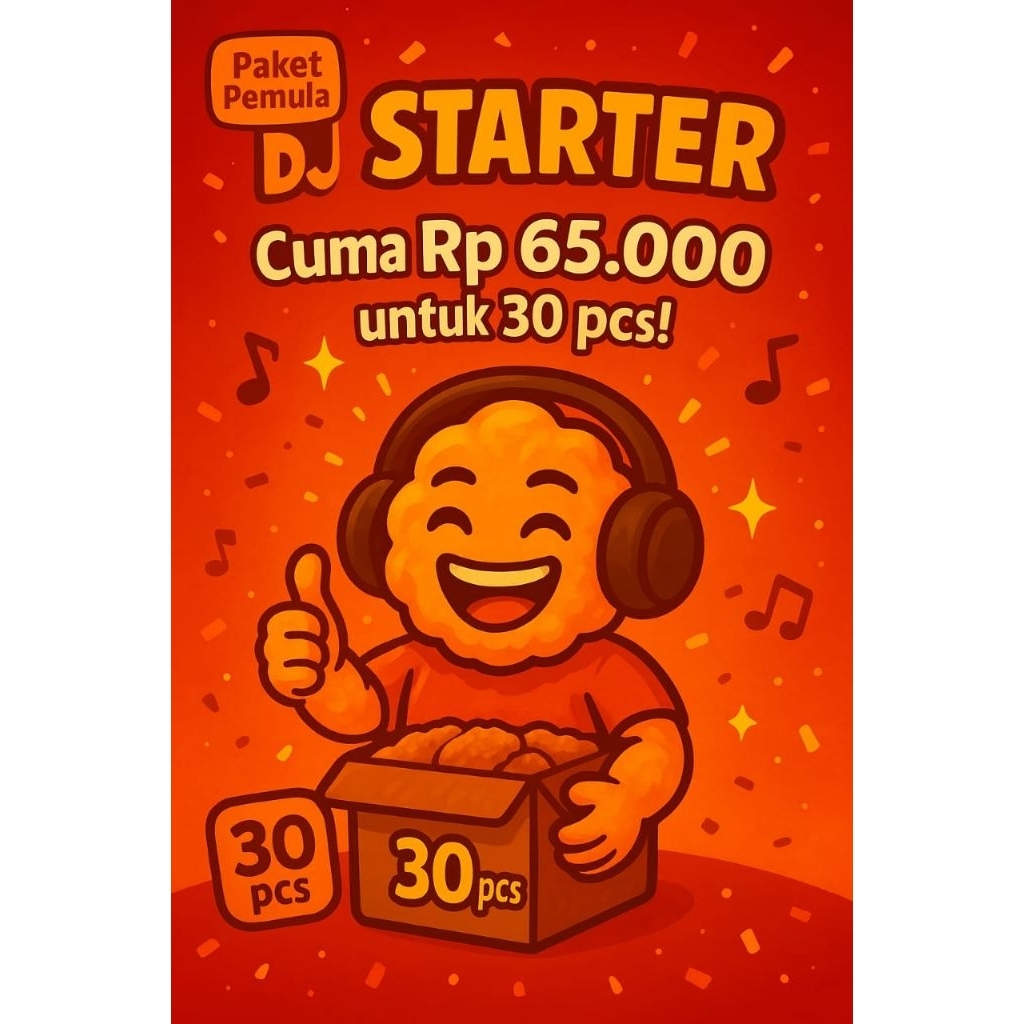 

[ DJ STARTER ] Kerupuk Kulit Renyah - 30 PCS