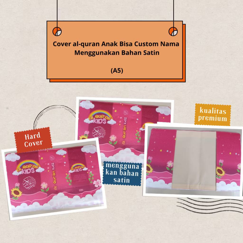 

Toko99 - Cover Al-quran Hanya Cover saja BisaCustom Pakai Nama tanpa al-quran ukuran A5 Bahan Satin ( Banyak Varian , Lebih Eksulisif Motif Warna pink matahari )
