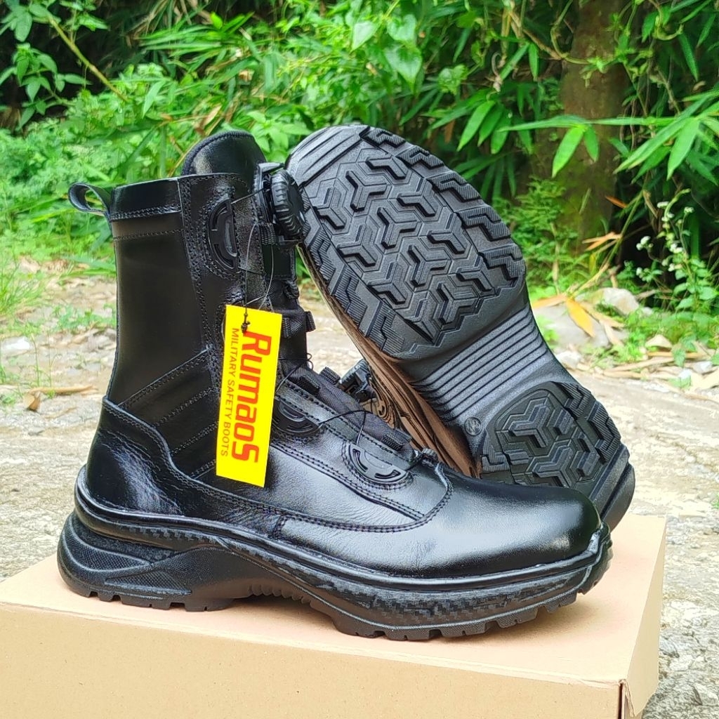 Terbaru Rumaos zadah04 sepatu PDL TNI POLRI SECURITY taliputar ankle boots outdoor