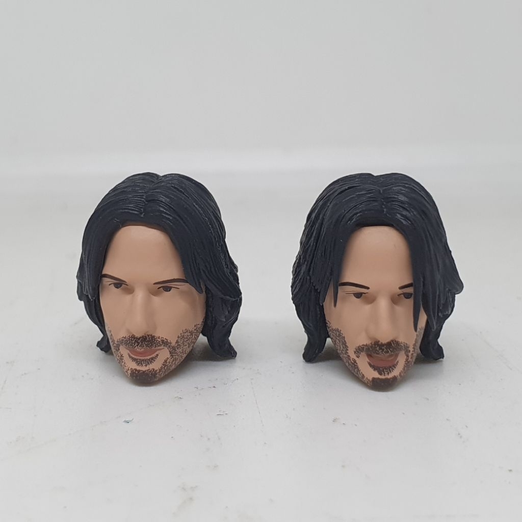 Mafex Head HS John Wick Chapter 4 Keanu Reeves set bootleg kitbash 1/12