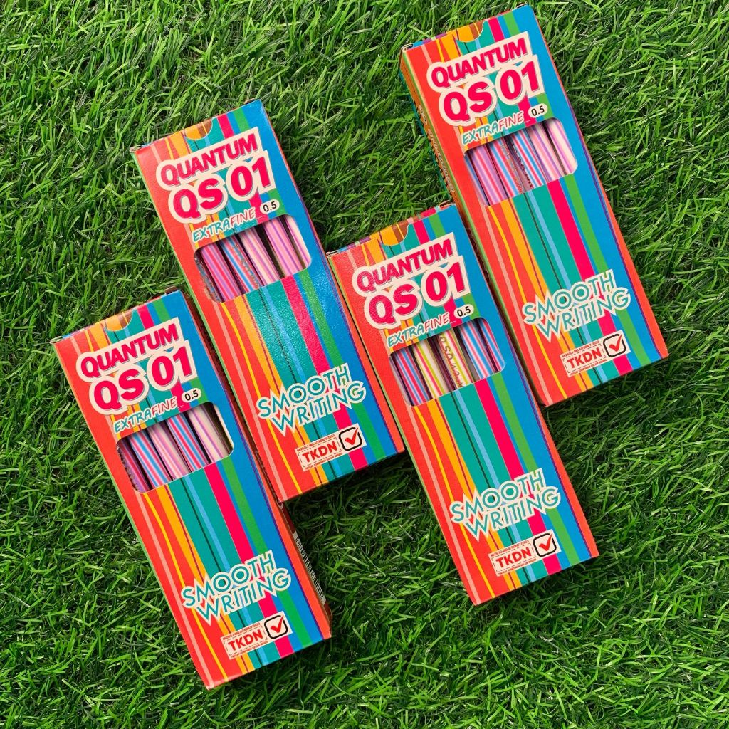 

Ball Pen Standard Quantum QS 1 Pulpen Extrafine 0,5 1 Pak isi 12 Pcs