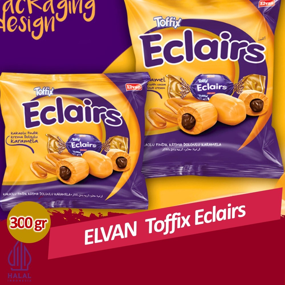 

ELVAN - Toffix Eclairs Caramel 300Gram