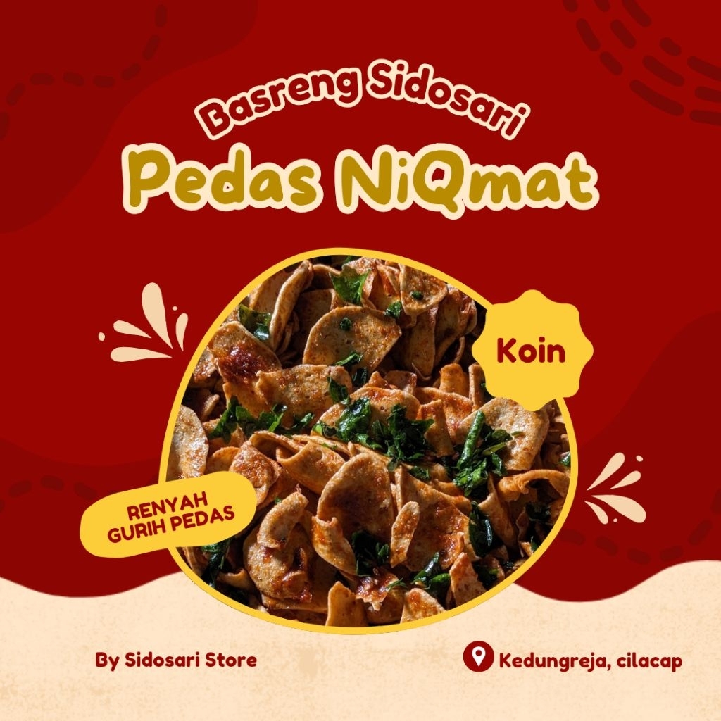 

BASRENG KOIN PEDAS NIQMAT BUMBU BASAH