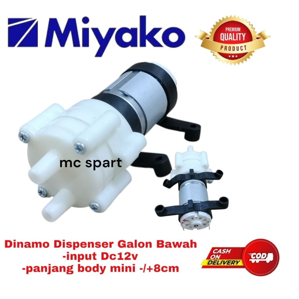Dinamo dispenser galon bawah Miyako Pompa dispenser galon bawah
