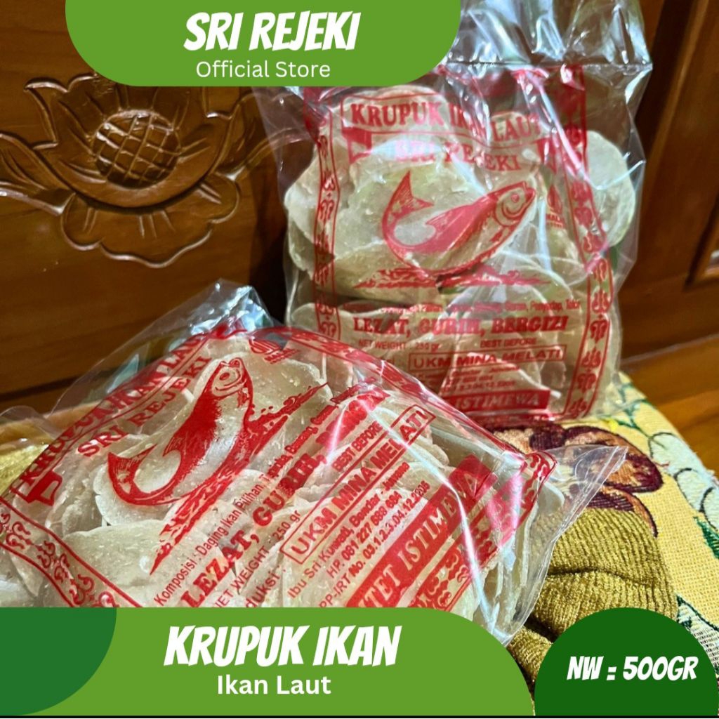 

Krupuk Ikan Laut 500 gram