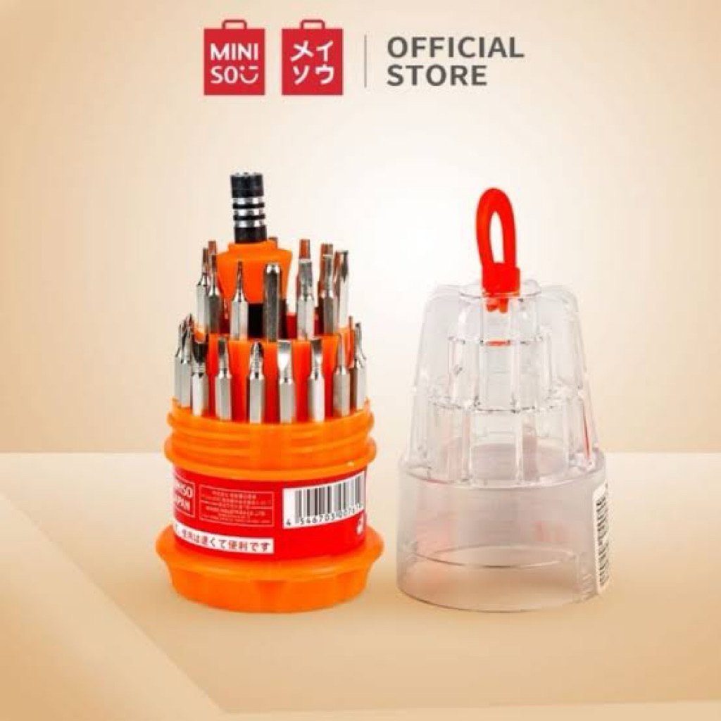 Miniso screwdriver Set / Alat obeng set