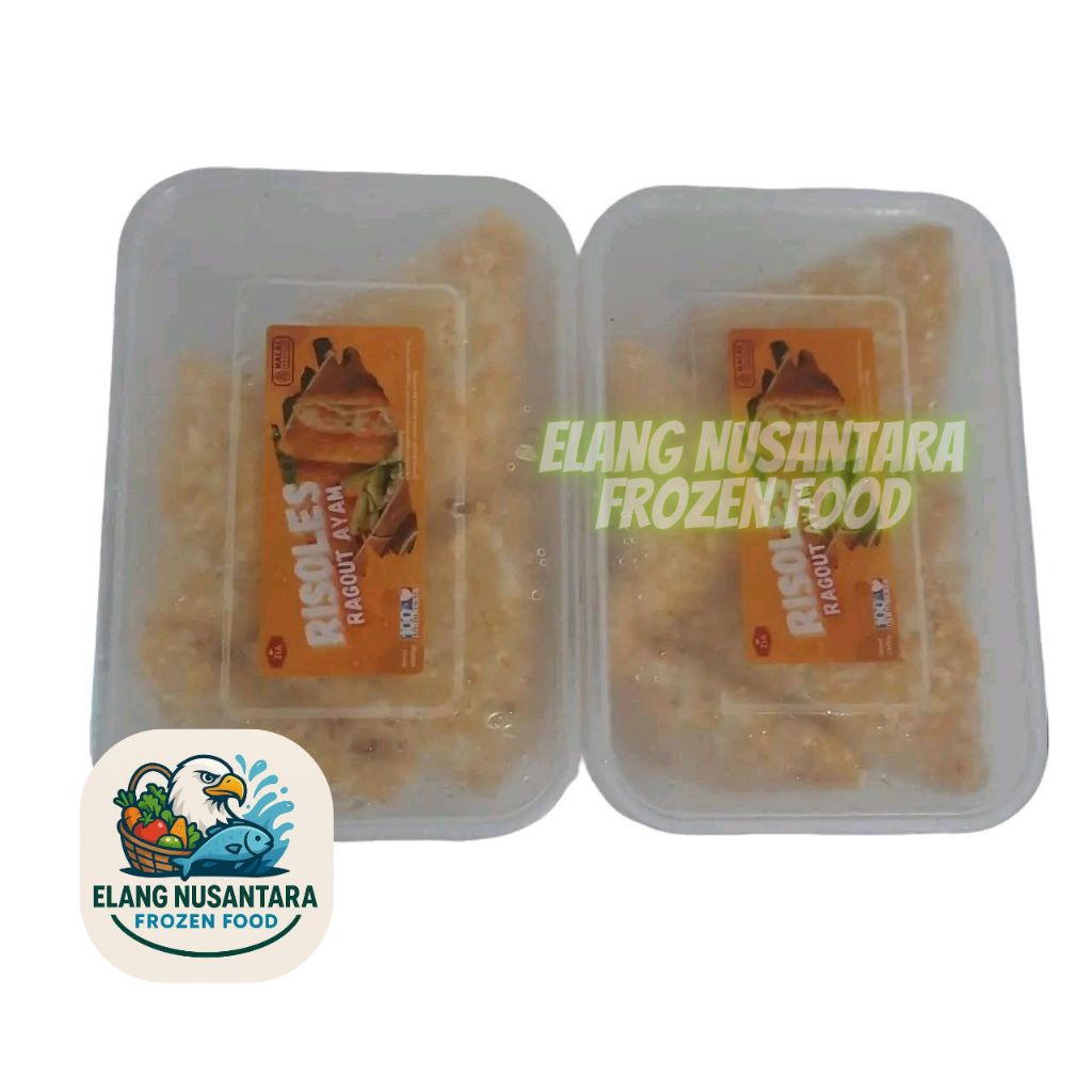 

risoles risol Frozen isi ayam rogut Ragout halal enak beku - Elang Nusantara Frozen Food