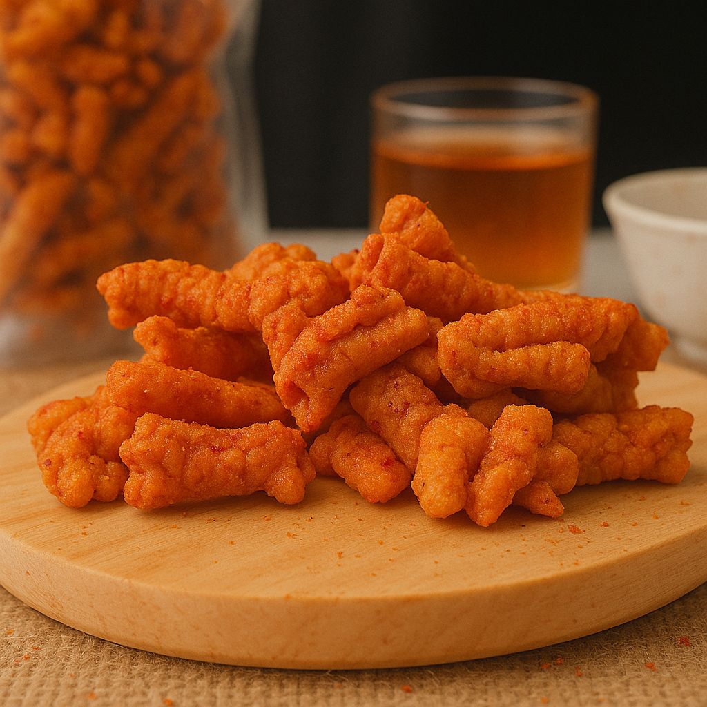 

Usus crispy pedas / kripik usus ayam pedas / usus ayam crispy pedas 500gr