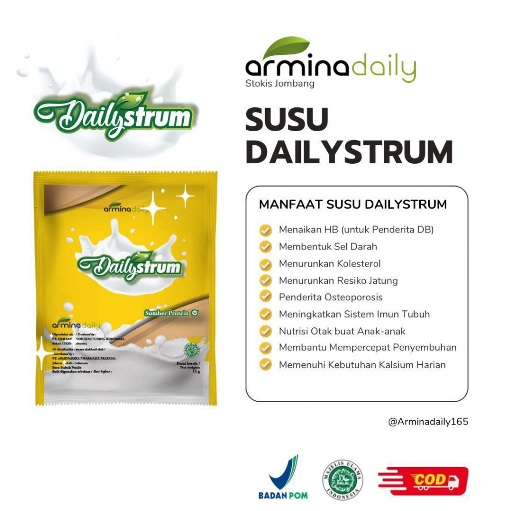 

Susu DailyStrum Original Armina Daily Susu Kolostrum Termurah