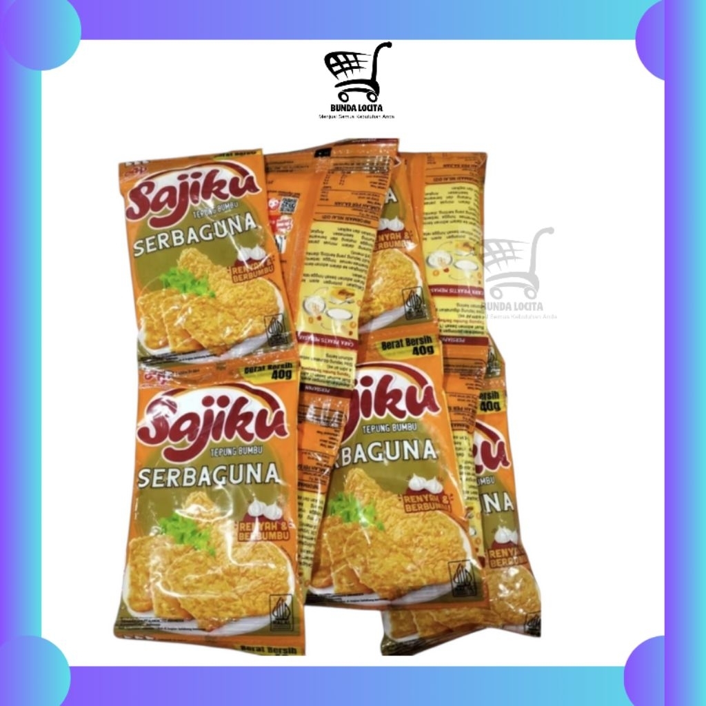 

Sajiku Tepung Bumbu Serbaguna 40gr 10 Sachet