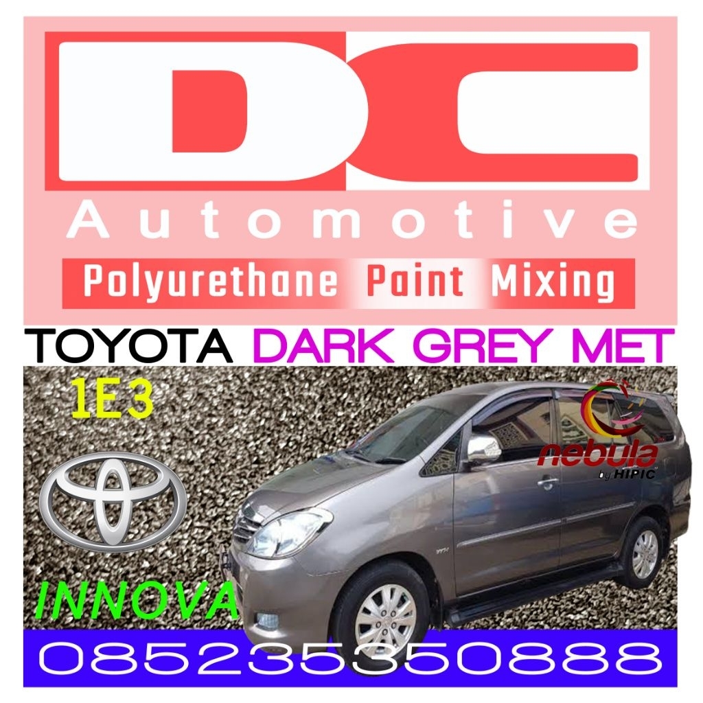 Cat PU Toyota Innova Dark Grey Metallic 1E3