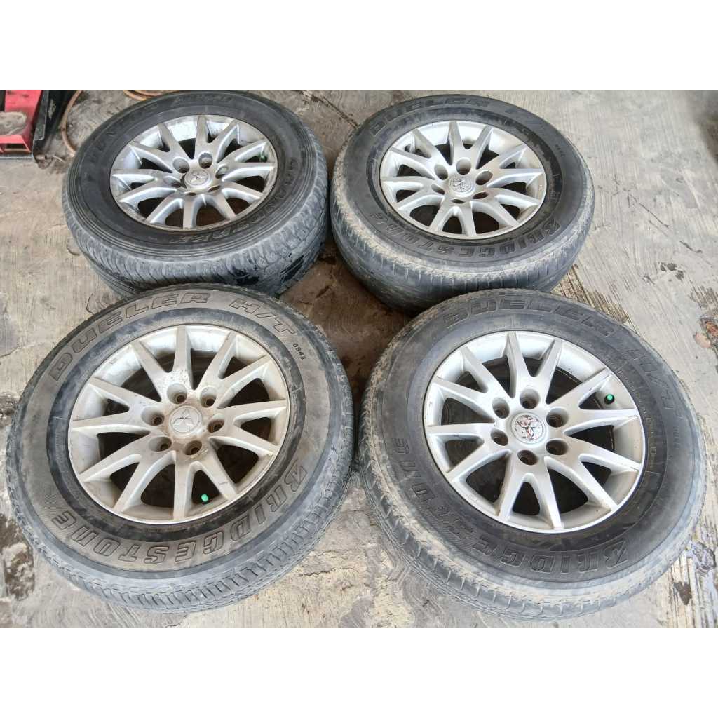 velg second std pajero r17 silver + ban