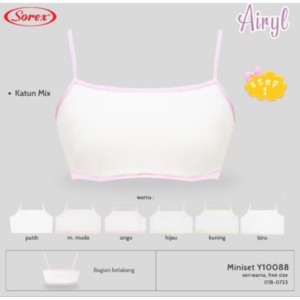 Miniset sorex Y10088 / Miniset sorex Young step 1 / Miniset anak sorex tali kecil