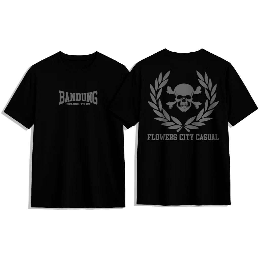 KAOS//BANDUNG BELONG TO US FLOWERS CITY CASUAL