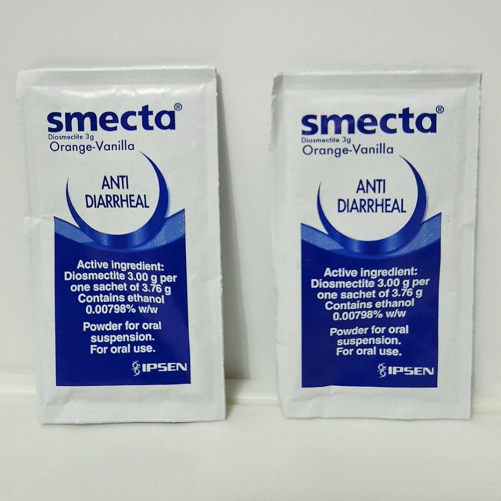 SMECTA SACHET Obat Diare Anak Dewasa 1pcs 3pcs 5pcs Anti Diarrheal Diosmectite Kids Adults- ORI READ