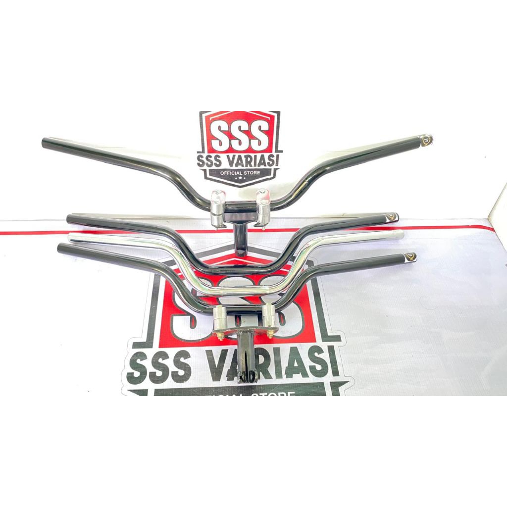 Paket Stang model beat street+dudukan stang