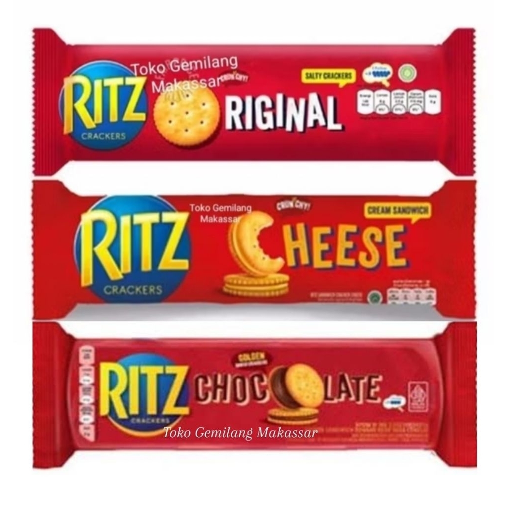 

Ritz Crackers Original / Cheese Cream / Chocolate Sandwich 100 gram