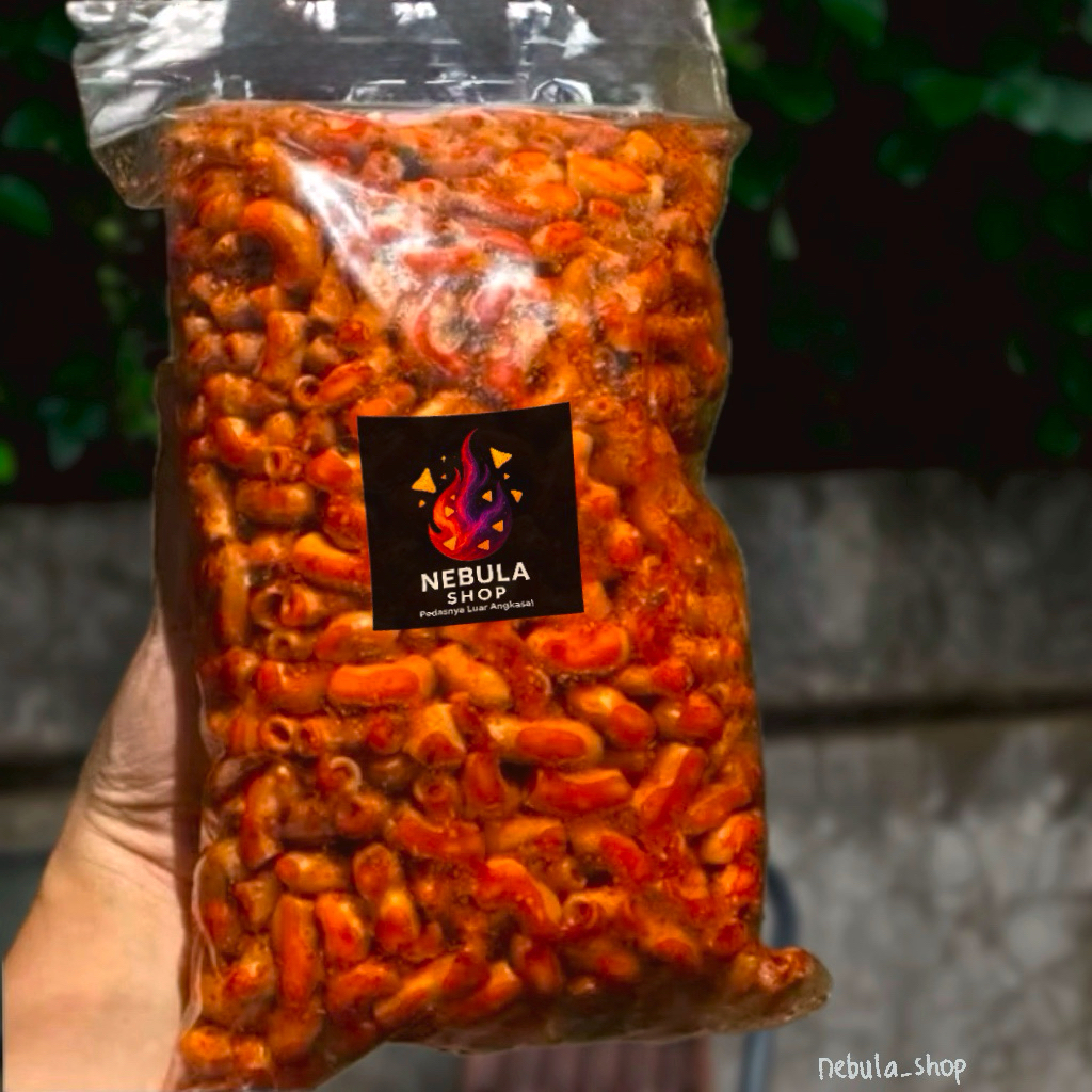 

makaroni cikruh pedas daun jeruk 500gr 100gr