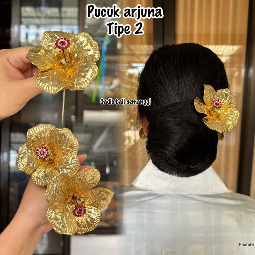 cucuk pucuk arjuna tipe 2/ cucuk pucuk arjuna permata kombinasi/ cucuk sanggul/ semanggi emas