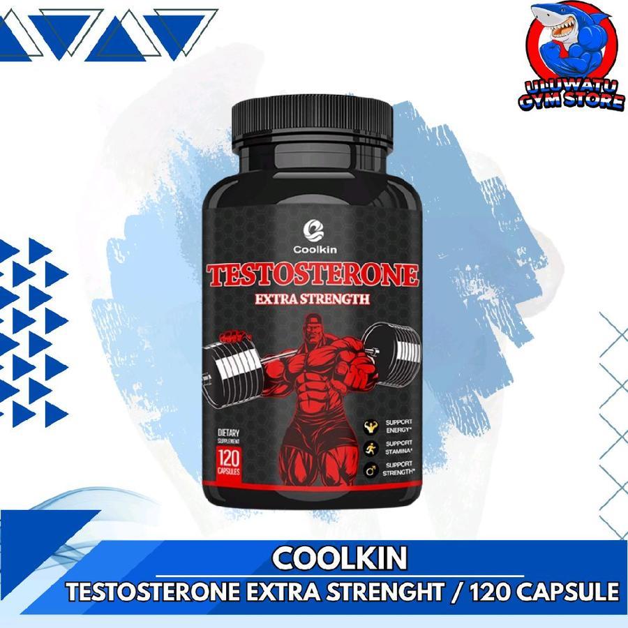 Coolkin USA Testosterone Booster Extra Strenght 9200mg 120 Capsule - Boost Energy & Stamina Kapsul P