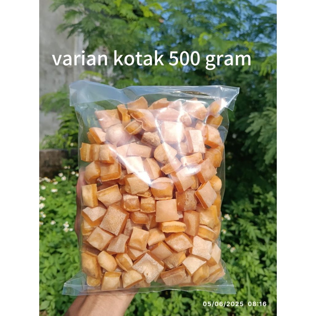 

krecek rambak kulit sapi asli mekar maksimal dan murah (varian kotak)
