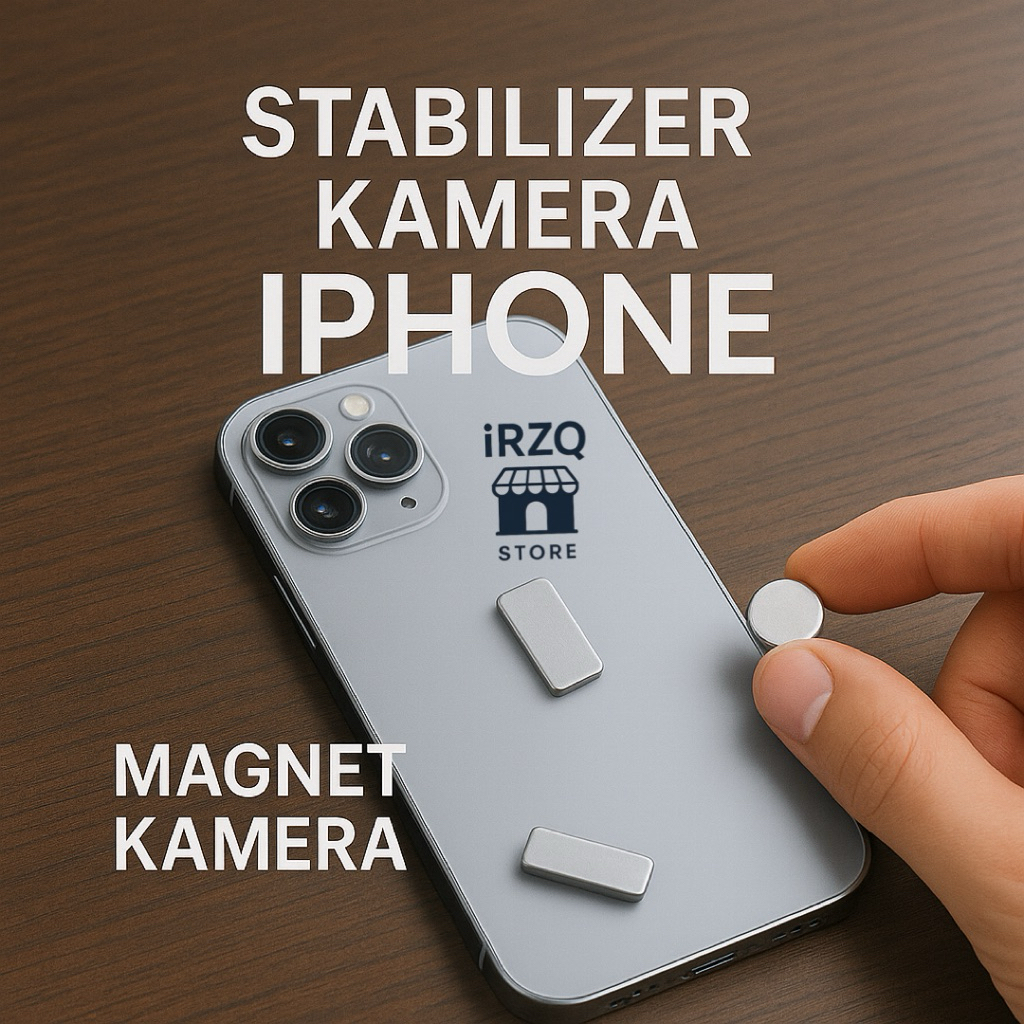 Magnet Kamera iPhone | Stabilizer Tanpa Bongkar HP