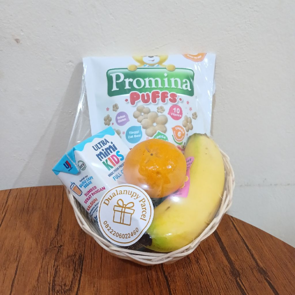 

Bingkisan Hampers Parcel Hadiah Mini Snack Jajan Buah Sehat Untuk Acara Ulang Tahun Ultah Anak