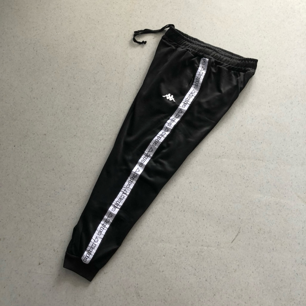 kappa tapped trackpants