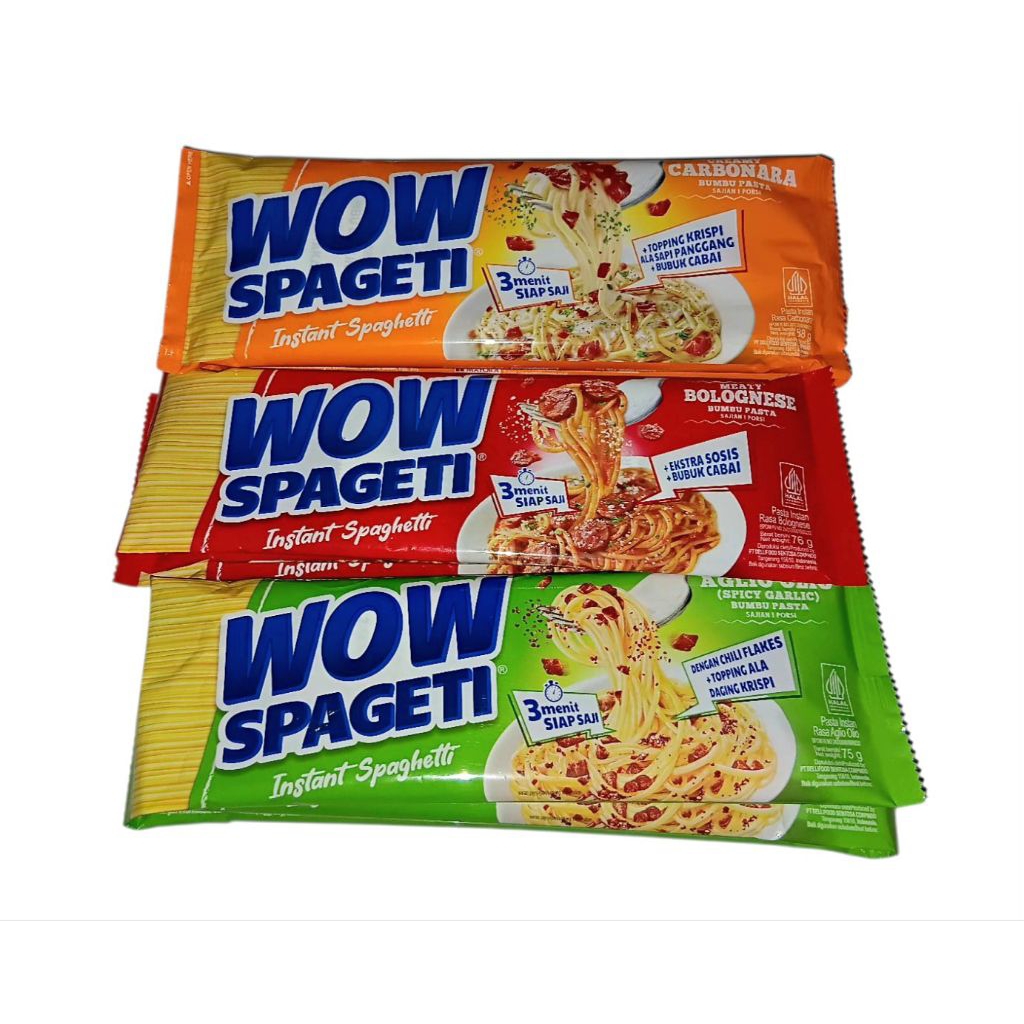 

Wow Spageti ( Instan spaghetti )