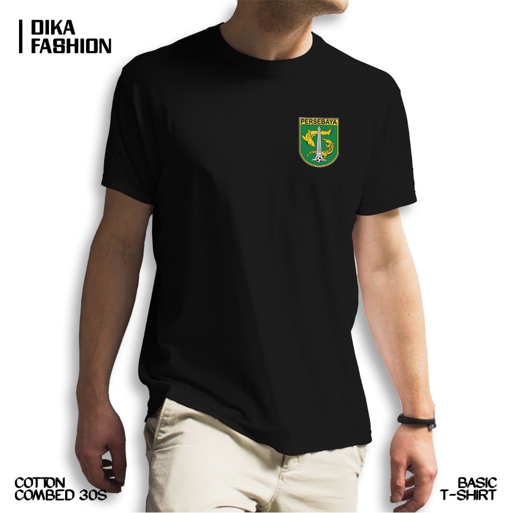 PROMO COD KAOS LOGO PERSEBAYA SURABAYA SUPPORTER CLUB BOLA VIRAL MURAH POPULER TREND TERBARU DIKA ST
