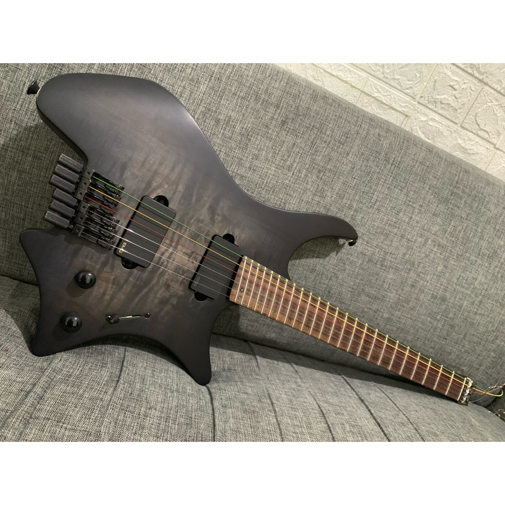 gitar headless buntung tanpa kepala model stranberg  bang roma irama not steinberger  kiesell  stein