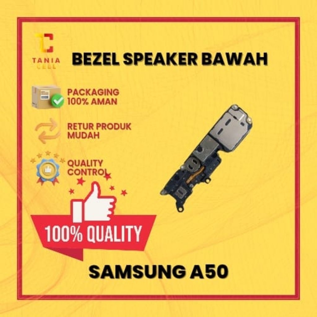 BEZEL SPEAKER BAWAH HANDPHONE (HP) For SAMSUNG A50 | 100% BEST QUALITY