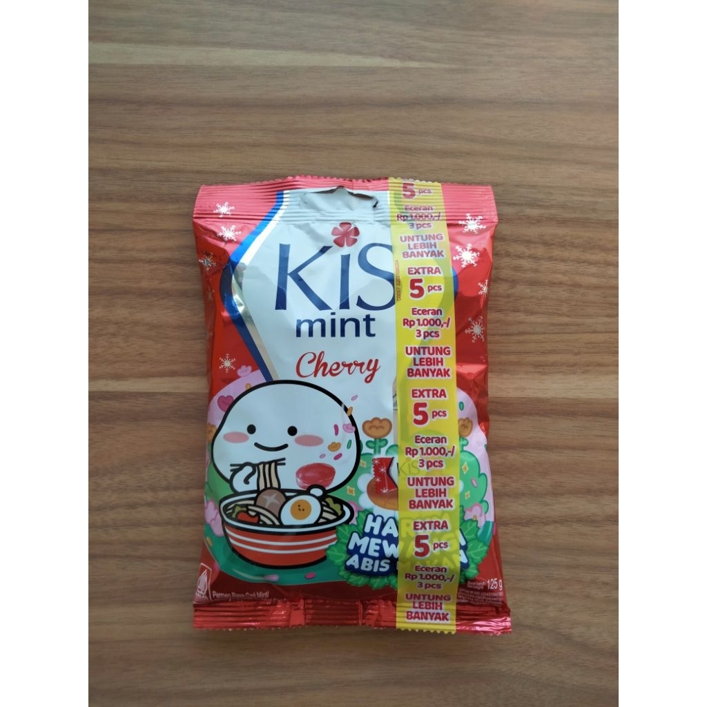 

permen kiss mint Cherry 125g
