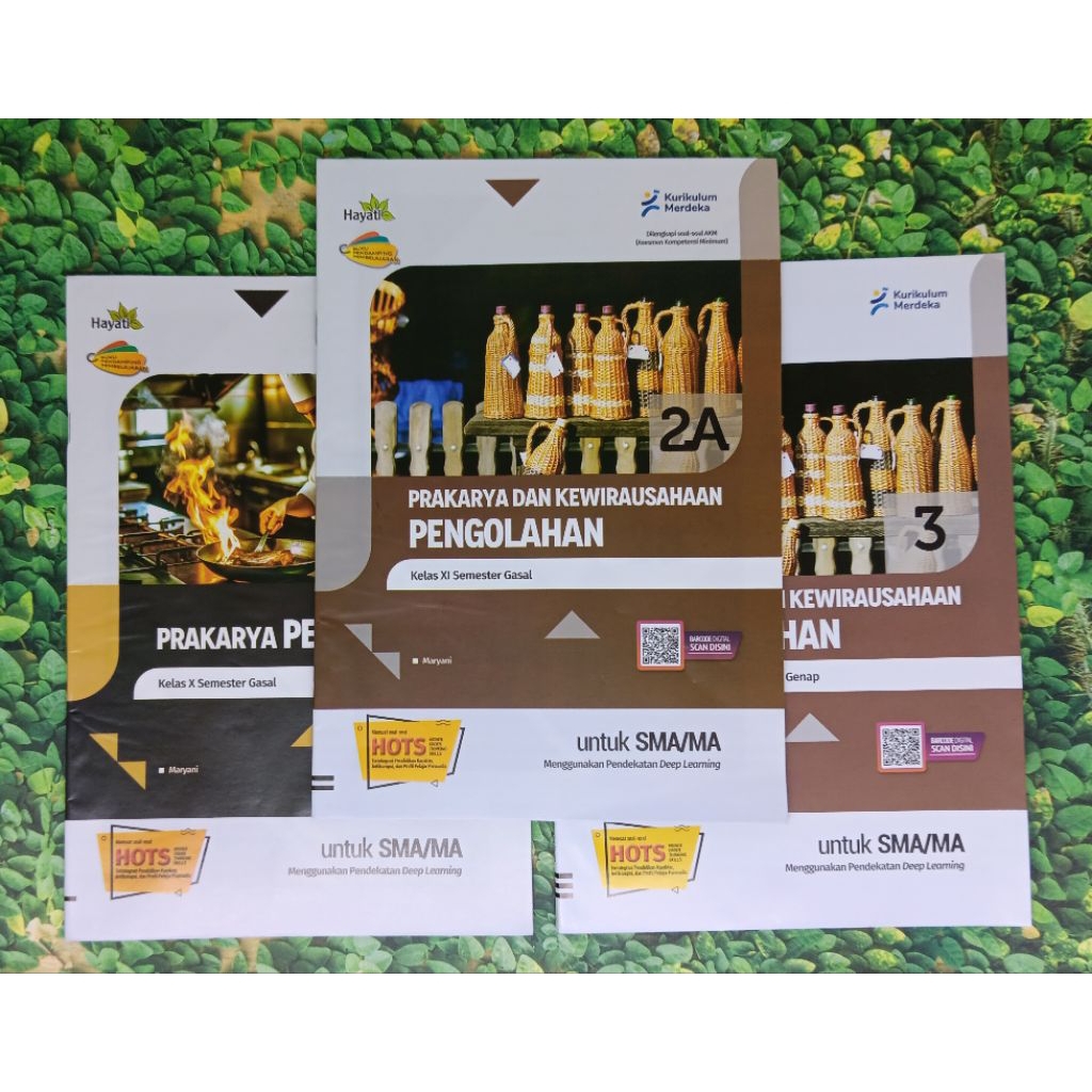 LKS Prakarya dan Kewirausahaan Pengolahan PKWU SMA Kelas 10 11 12 Semester 1 Ganjil Kur Merdeka Haya